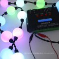 6 LEDS DMX 3D bola de iluminación de 360 ​​grados ws2811 cadena de píxeles led